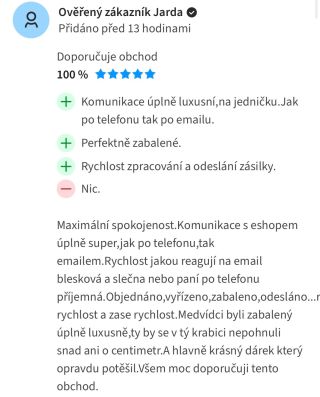 🥹 Tak tahle recenze na Heurece nás moc potěšila, hlavně naše milé pracovnice Verču, Ivanku a Simču 😍 Sháníte-li krásný...